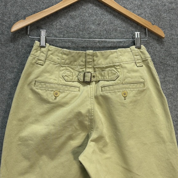 Madewell Relaxed Chino Pants Womens Size 0 100% Cotton Pale Lichen Color EUC - Picture 5 of 10